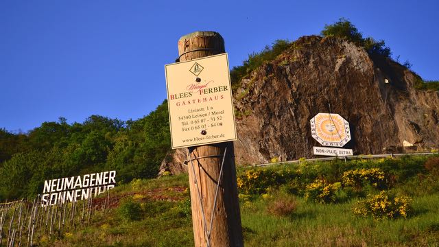 Weinlage Neumagener Sonnenuhr Blees Ferber